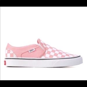 WOMEN'S VANS ASHER CHECKER SKATE SHOES